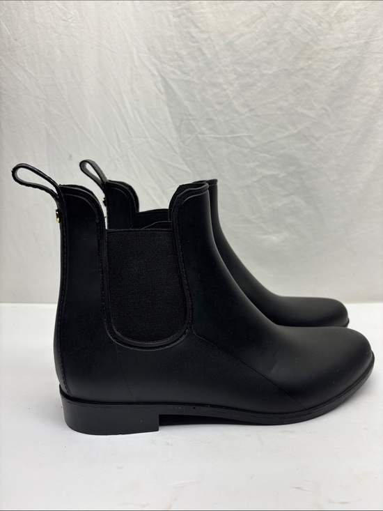 Banana Republic Black Slip-On Chelsea Rain Boots, SZ 10 M, 1(BA) main image 6